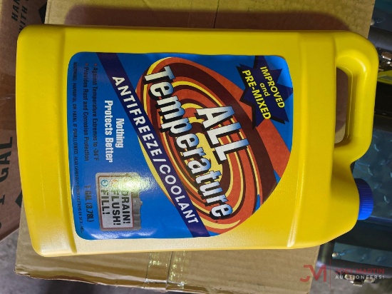 (6) 1 GALLON JUGS OF ALL TEMPERATURE ANTIFREEZE/COOLANT