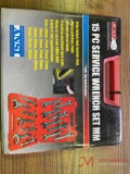 NEW GRIP 15PC METRIC SERVICE WRENCH SET, 20MM-36MM