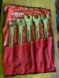 NEW GRIP 5PC METRIC JUMBO COMBO WRENCH SET, 30MM, 32MM, 34MM, 35MM, AND 36MM