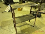 31IN 2 SHELF METAL SHOP TABLE