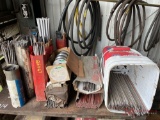 VARIOUS WELDING RODS AND WIRE