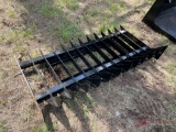 NEW 70IN ROOT RAKE SKID STEER ATTACHMENT