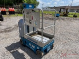 2002 GENIE GR-15 RUNABOUT ELECTRIC MANLIFT