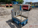 2002 GENIE GR-15 RUNABOUT ELECTRIC MANLIFT