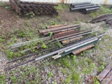 VARIOUS FABRICATION METAL, ANGLE IRON, PIPE, T POST, SIGN POST