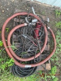FUEL NOZZLE AND HOSE, CHOKER CABLES, JUMPER CABLES, ELECTRIC WIRE