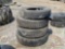 (4) VARIOUS SIZE USED TIRES