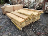 (1) PALLET OF 4FT 2IN X 10IN TREATED LUMBER