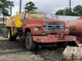 1988 FORD F800 S/A WATER TRUCK