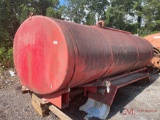 APPROX 2500 GALLON TRUCK MOUNT WATER TANK