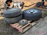 PALLET OF VARIOUS TIRES