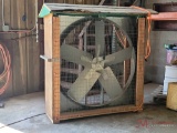 54IN WOODEN FRAME BELT DRIVEN ELECTRIC FAN