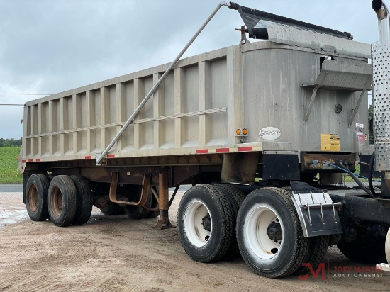1985 DORSEY 28' ALUMINUM DUMP TRAILER