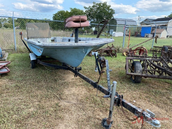BOAT AND TRAILER