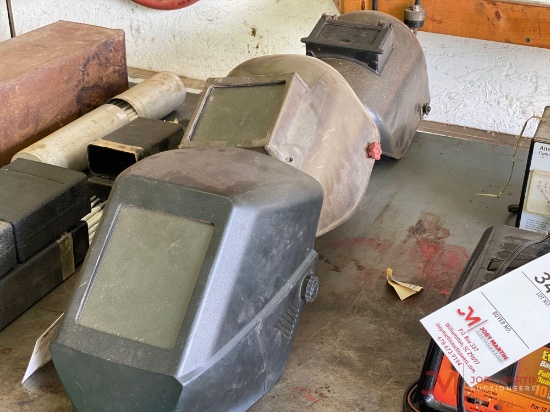 (3) WELDING HELMETS