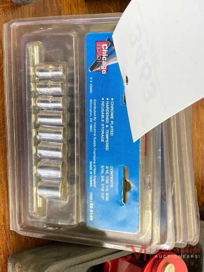 (6) 1/4" SOCKET SETS
