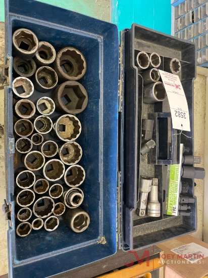 VARIOUS 1" DRIVE SOCKETS, EXTENSIONS