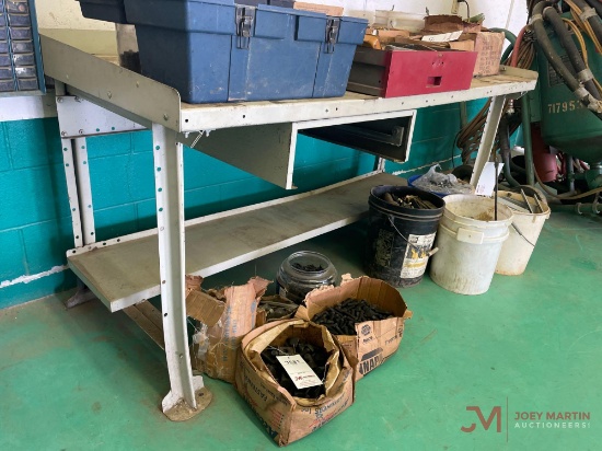 6FT X 3FT METAL SHOP TABLE