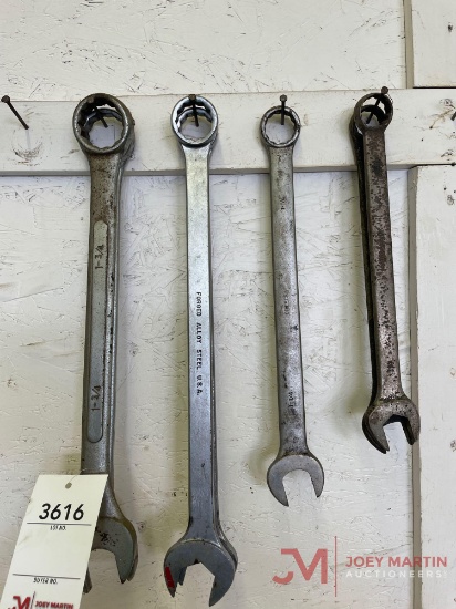 (2) 1-3/4" WRENCHES, (1) 1-7/16" WRENCH, (1) 1-3/8" WRENCH (1) 1-1/4" WRENCH
