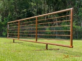 (1) NEW 24' FREE STANDING 8 BAR PANEL