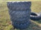 (4) TRACTOR TIRES AND WHEELS, 13.00-24