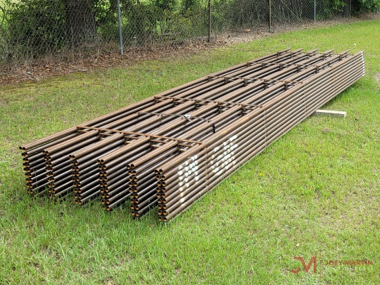 (1) NEW 20' 6-BAR...CONTINUOUS...FENCE PANEL