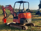 2016 KUBOTA U35-4 HYDRAULIC MINI EXCAVATOR