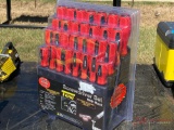 NEW TORQ SCREWDRIVER SET WITH RACK