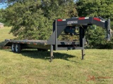 2007 SURE-TRAC 20? PLUS 5? GOOSENECK FLATBED TRAILER