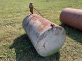 SKID MOUNTED ABOVE GROUND FUEL TANK W/ MANUAL PUMP