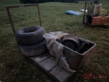 ROLLING CART AND TIRES