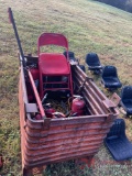 METAL CRATE OF PARTS