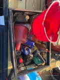 CRATE OF MISC FLUIDS
