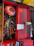 METAL TOOL BOX WITH TOOLS