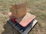 (2) PARTS WASHERS AND BOX OF BELTS