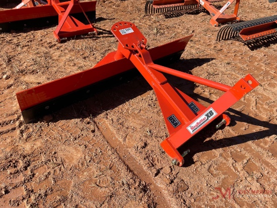 NEW...KING KUTTER XB 60", 3PH, ADJUSTABLE ANGLE...BLADE, (ORANGE)