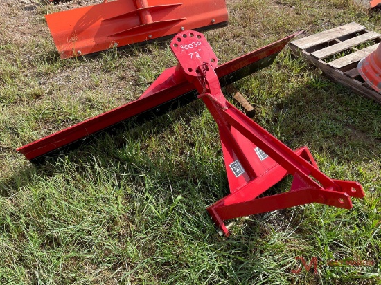 NEW...72" ADJUSTABLE ANGLE BLADE, 3PH (RED)...