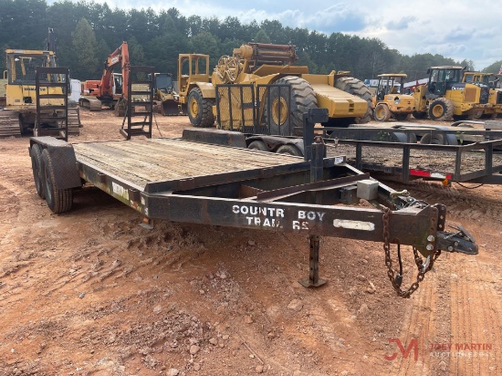 1999 COUNTRY BOY EQUIPMENT TRAILER