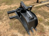 NEW MTL HYDRAULIC STUMP GRAPPLE BUCKET, 18