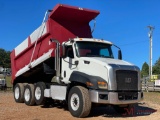 2014 CAT CT660 TRI-AXLE DUMP TRUCK