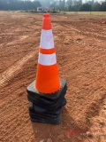 (10) NEW SAFETY CONES