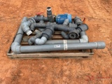 ELECTRIC PUMP WITH PLASTIC PIPE AND VALVES