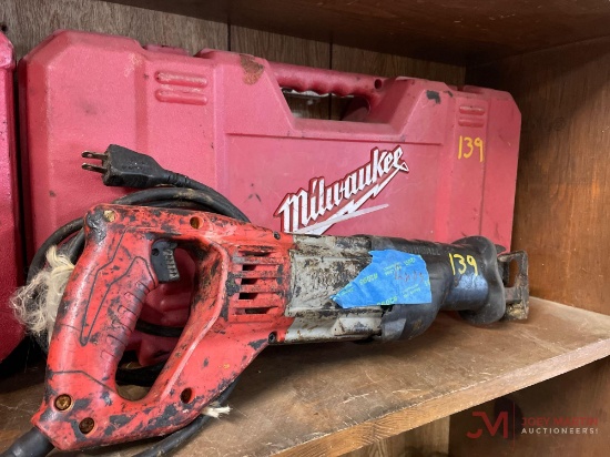 MILWAUKEE ELECTRIC SAWZALL WITH CASE