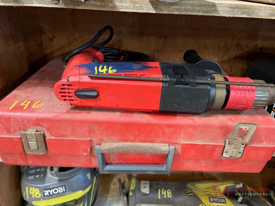 HILTI ELECTRIC HAMMER DRILL WITH CASE