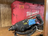 MILWAUKEE ELECTRIC HAMMER DRILL WITH CASE