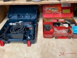 HILTI RAMSET WITH CASE, BOSCH ELECTRIC HAMMER DRILL WITH CASE