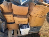 PALLET OF BRACES AND BRACKETS
