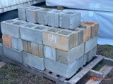 PALLET OF CONCRETE BLOCKS