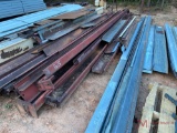 NUMEROUS PIECES OF METAL AND BEAMS