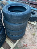(4) 235/75 R17 TIRES AND (4) UNUSED 255/65 R18 TIRES
